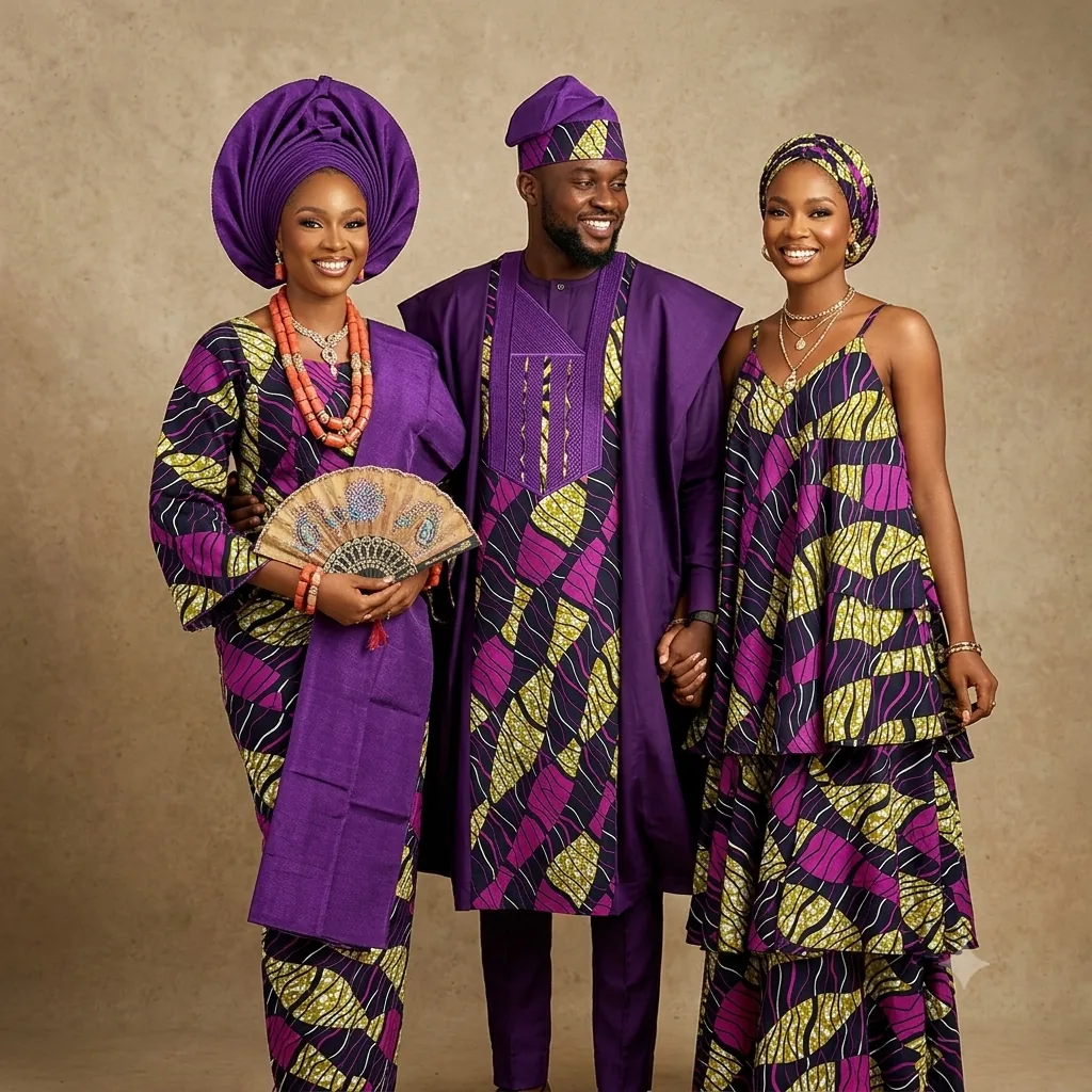 Choosing Aso-ebi Fabric for a Wedding: A Bride's Guide